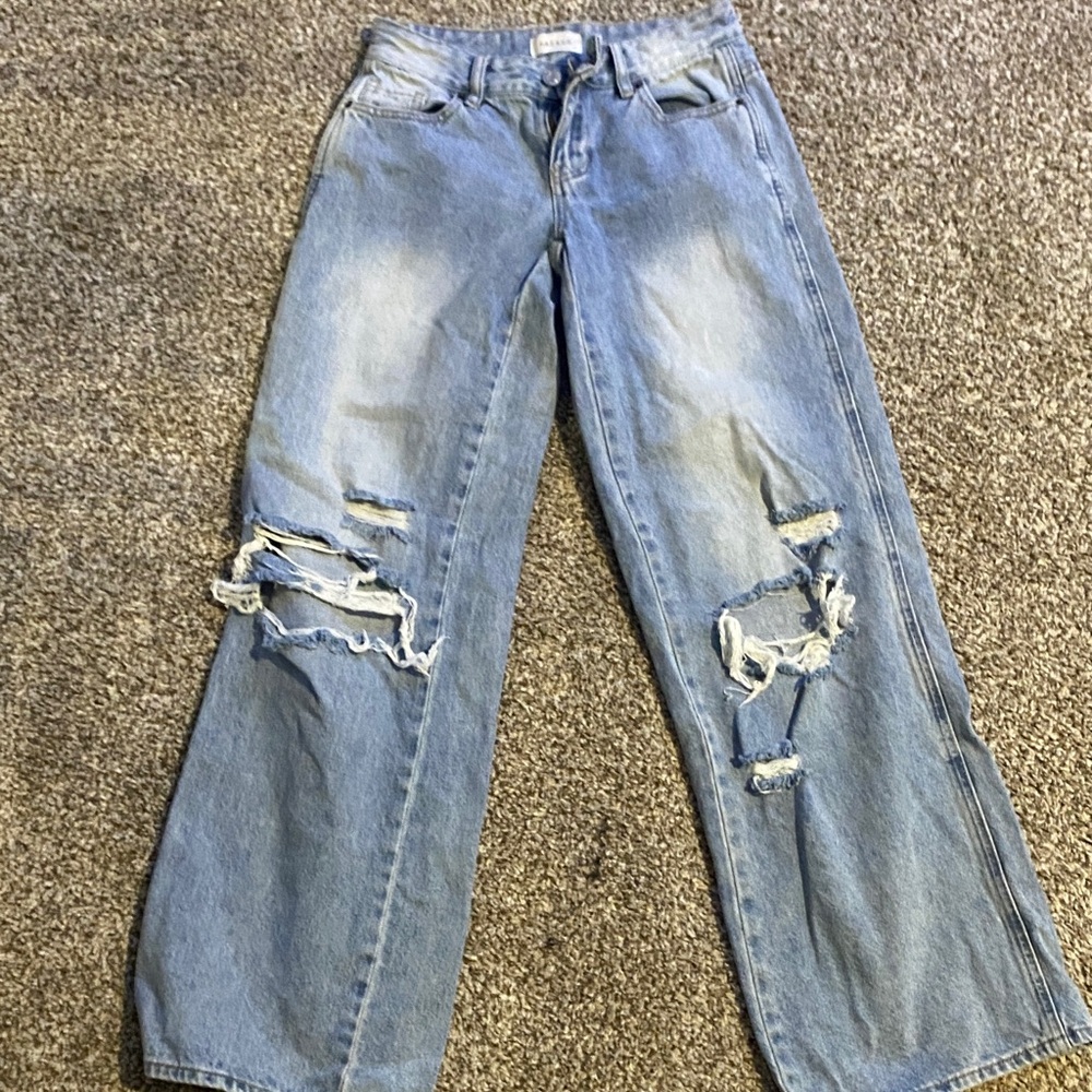 PacSun Light Blue Distressed Boyfriend Jeans